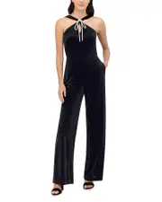 Eliza J Embellished Bow Jumpsuit