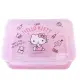 小禮堂 Hello Kitty 方型樂扣保鮮盒 (粉側坐)