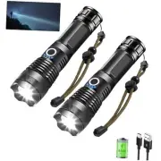 Rechargeable Flashlights 990,000 High Lumens LED,Home Outdoor Emergency
