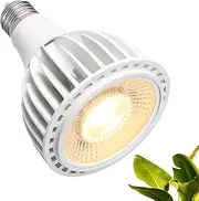 Grow Light Bulb, Grow Lights for Indoor Plants Full Spectrum, 24 Watt 3000K LED Plant Light Bulb with High PPFD, Universal E27, Energy Saving Grow Lamp for Seeding and Growing COB PAR 30