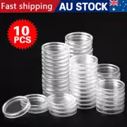 10PCS Coin Capsules For Australian 50c Coin Holder 33mm 50 Cent Display Case