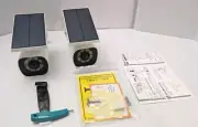 BNT Solar Power Dummy Security Camera LED Light Outdoor FAKE Camera