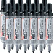 Pentel MW50M Easyflo Whiteboard Marker Bullet Point Black Box 12