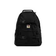 [Carhartt Wip] Carhartt Wip-Black Kickflip Recycled Polyester Backpack-Uomo OS OS
