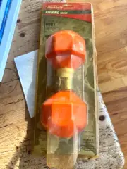 MARKER BUOY FISHING TOOL-NEW/OLD STOCK-BRIGHT ORANGE-75' LINE,ANCHOR WEIGHT