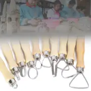 10Pcs DIY Pottery Clay Sculpting Tools Ceramic Carving Set Sculpture Shaper