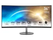 MSI PRO MP341CQ 34" Ultra-wide QHD VA 100Hz Curved Business Monitor