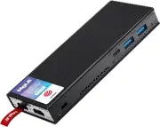 Fanless Mini PC Stick N100 Windows 11 Pro PCG02 Pro 8GB Ram 128GB Micro Computer