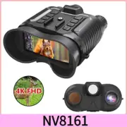 NV8161 Night Vision Binoculars 8X Zoom Head-mounted 4K Telescope IR/white Light