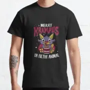 Merry Krampus Ya Filthy Animal Creepy Cute Christmas Monster Classic T Shirt T