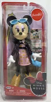 Disney Minnie Mouse Sweet Latte 9-Inch Poseable Doll With Cup