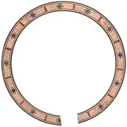 Frediuo 5x Acoustic Guitar Replacement Soundhole Inlay Rosette DIY Luthier Tool