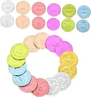 Clown Coin Toy Set 100pcs Boys and Girls Fun Educational Toys Reusable Party Favor for Children's Birthday Party