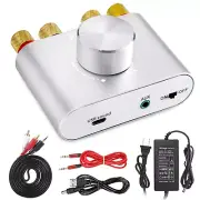 F900S 160W Bluetooth 5.0 Mini Amplifier, 80Wx2 2.0CH Audio Power Amplifier, Hi-F