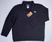 Men's The North Face ANCHOR 1/4 Zip Warm Comfortable Fleece XXL Black NWT