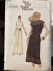 Vogue Sewing Pattern #7173 Women's Maxi Dress Cap Sleeves, Sz 14