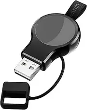LVFAN Charger for Apple Watch, Portable iWatch Charger USB Wireless Charger Fast Charging Magnetic Cordless Car Travel Charger for Apple Watch Series 10 9 8 7 6 5 4 3 2 1 SE Ultra 2 Ultra (Black)