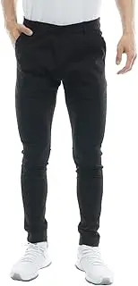 [efficace homme] Eficus Homme 2302-5833 Men's Golf Pants, Slim Jogger Pants, Convertible, Black, L Slim