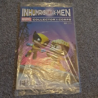 Marvel Collector Corps - Inhumans vs X-Men #1 Comic Book - Superhero Showdowns