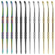 12pcs Double-Ended Wax Carving Tool Stainless Steel Sculpting Clay Tool Kits