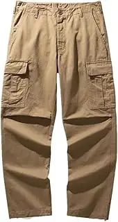 [Generic] Men Multi Bag Work Trousers Outdoor Trekking Camp Hiking Tooling Riding Sports Stride Pants