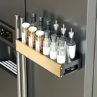 Wall Mounted Condimenters Spice Rack Kitchen Accessories