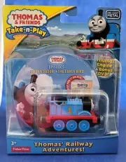 THOMAS & FRIENDS TAKE-n-PLAY DIE-CAST METAL TRAIN TOY - NEW w BONUS DVD ENGINE