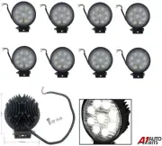 8x Waterproof 27w 9 Led Spot Beem Work Light Lamp Bar Offroad 4x4 Atv 12v 24v