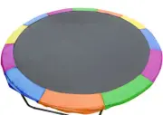 NNEDPE Trampoline 12ft Replacement Outdoor Round Spring Pad Cover - Rainbow