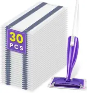 Spray Mop Pad Refill for Swiffer WetJet Mop, Disposable Multi 30 Count