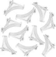 PartyKindom 10Pcs Refrigerator Clips Easy Install Freezer Shelf Supports Clamp for Fridge Organization Practical Storage for Cooler Shelves