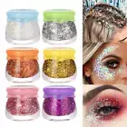 Chunky Glitter Gel Face Body Art Paint Eyeshadow Holographic Iridescent Cosmetic