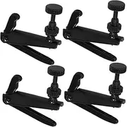 GLSTOY Set of 4 Brass Violin Fine Tuners for 3/4 Violins Simple Tuning Construction