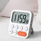 Digital Kitchen Timer & Desk Clock Big Button Large Screen Numbers Magnetic Tool