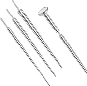 [PunkTracker] 14g/16g/18g/20g ASTM F136 Titanium Piercing Kit Taper Insertion Pin for Threadless Push In Tragus Helix Lip Nose Helix Piercing Jewelry Cartilage Earrings Labret Studs Nose Stud Stretcher