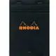 法國RHODIA 上掀式騎馬釘橫線筆記本/ A5/ Black/ Lined+Margin