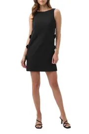 Trina Turk Arlette Side Bow Sheath Dress in Black at Nordstrom, Size 8