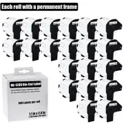 20Rolls 28.9mmx62mm DK-1209 Small Address 800 Labels for Brother QL Printer
