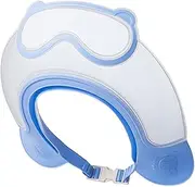 Kids Bath Visor, PP Hair Washing Shield, Baby Shampoo Cap, Adjustable Waterproof Protection, Forehead and Eyes Protection, Soft Comfortable Fit, Ideal for Sink Home Travel Bath Time, 23 x 23 x 7 cm