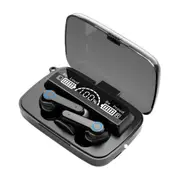 Bluetooth Earphone Wireless Waterproof M19 TWS Sport Bluetooth Earbud for Outdoor Home - black