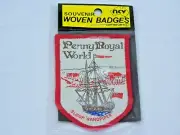 PENNY ROYAL WORLD SLOOP SANDPIPER EMBROIDERED PATCH SOUVENIR WOVEN CLOTH BADGE