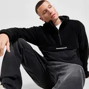 Nicce Calix 1/4 Zip Fleece Hoodie