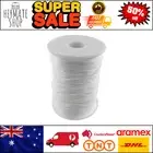 2mm Braided Blind Cord 50M - White Polyester Lift String for Shades & DIY Repair
