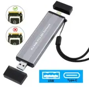NVMe M.2 SSD External Hard Disk Enclosure Box PCI-e USB 3.2 USB-C To Y5R1