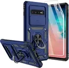 For Samsung Galaxy S10 Plus Case + Screen Protector Heavy Duty 15ft Drop Tested