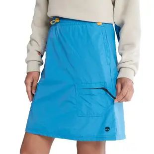 【Timberland】女款伯利茲海藍輕量防水戶外短裙(A5WZDCY3)