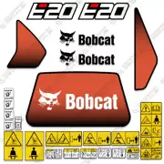 Fits Bobcat E20 Decal Kit Mini Excavator E 20 E-20 - 7 YEAR VINYL (NEW STYLE)