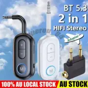 Bluetooth Transmitter Receiver 2in1 Wireless Audio Adapter for Airplane Car TV