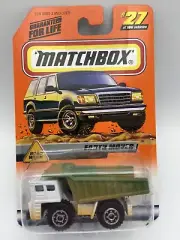 Matchbox Road Work Earth Mover #27 of 100 1/64 Scale Die Cast FREE SHIPPING