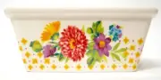Beautiful Pioneer Woman Blooming Bouquet Mini Loaf Pan NWT!